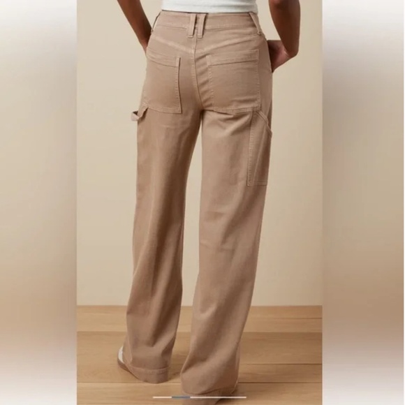NWT AEO DREAMY DRAPE HIGH-WAISTED BAGGY WIDE-LEG PANTS - Picture 3 of 13